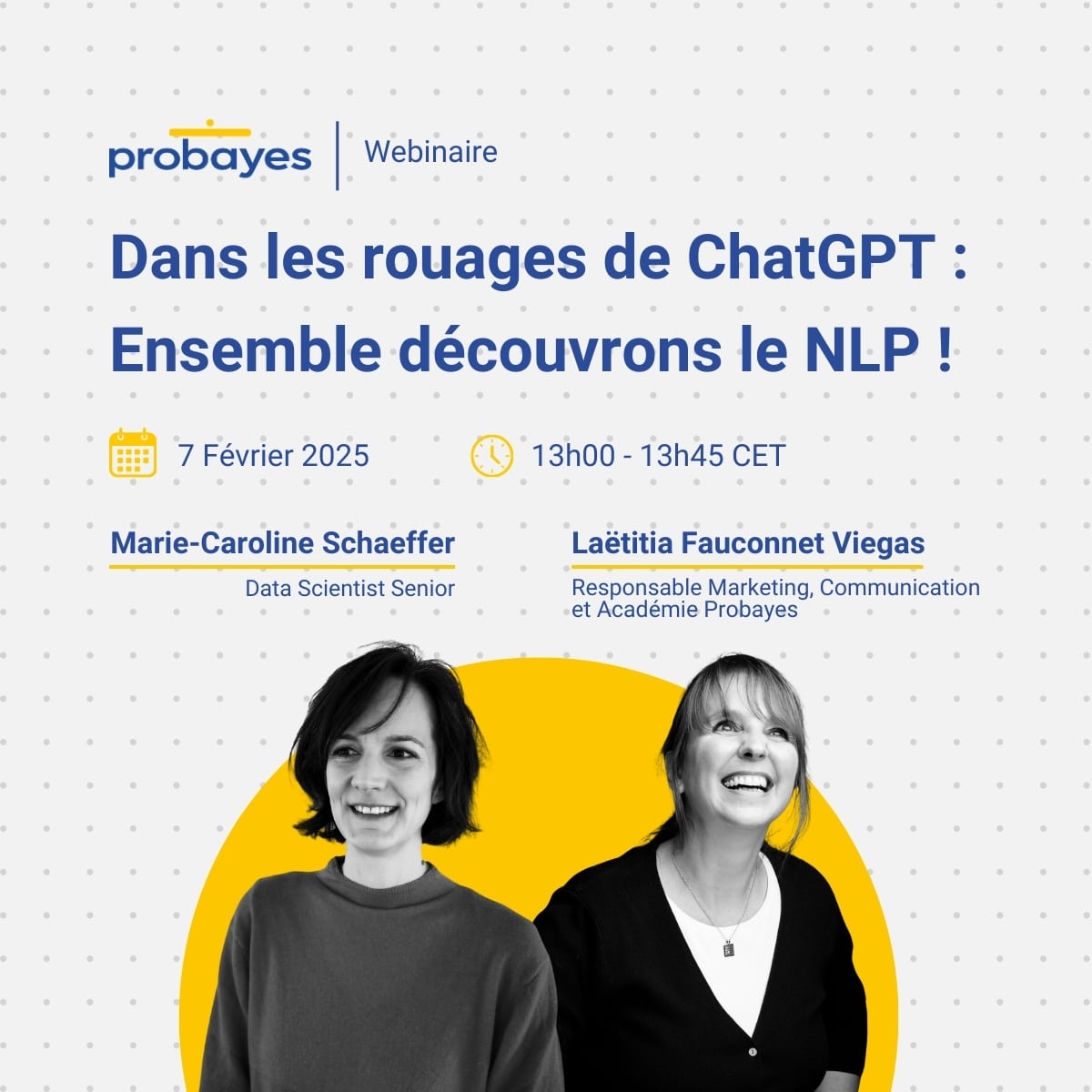 Webinar – ChatGPT : Ensemble explorons le NLP – 7 février 2025